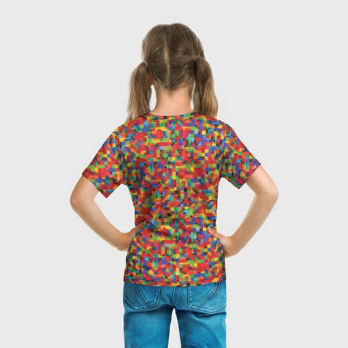 Детская футболка Смайлы НЛО Психоделика / 3D-принт – фото 6