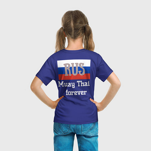 Детская футболка Muay Thai Russia / 3D-принт – фото 6