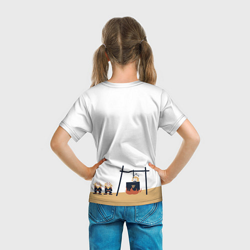 Детская футболка ПАЙМОН И ХИЛИЧУРЛЫ / 3D-принт – фото 6