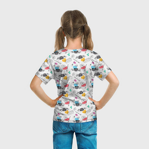 Детская футболка Friends pattern / 3D-принт – фото 6