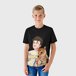Футболка детская Бульвар Депо с пёсиком, цвет: 3D-принт — фото 2