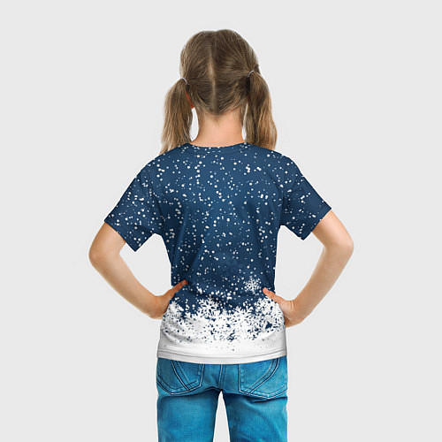 Детская футболка Snow / 3D-принт – фото 6