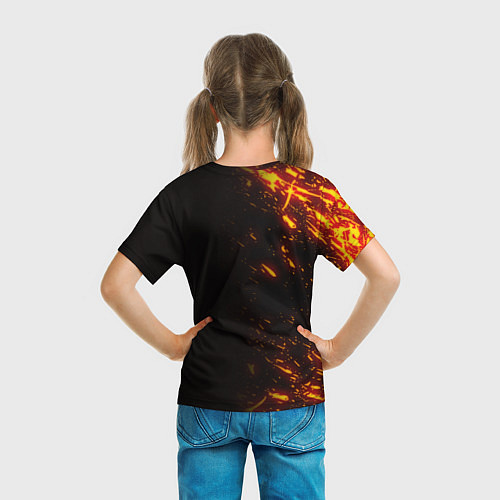 Детская футболка Serious Sam Fire Wave / 3D-принт – фото 6
