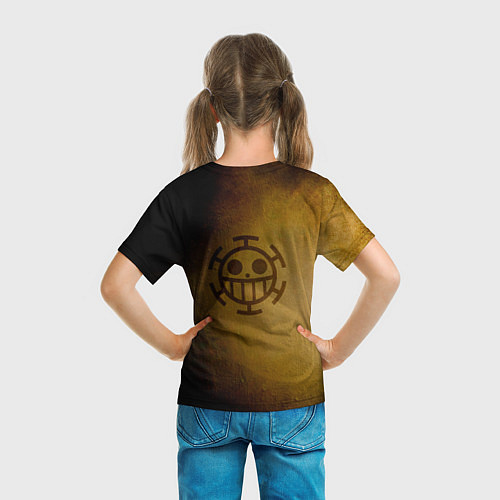 Детская футболка Трафальгар Ло One Piece c нодати / 3D-принт – фото 6
