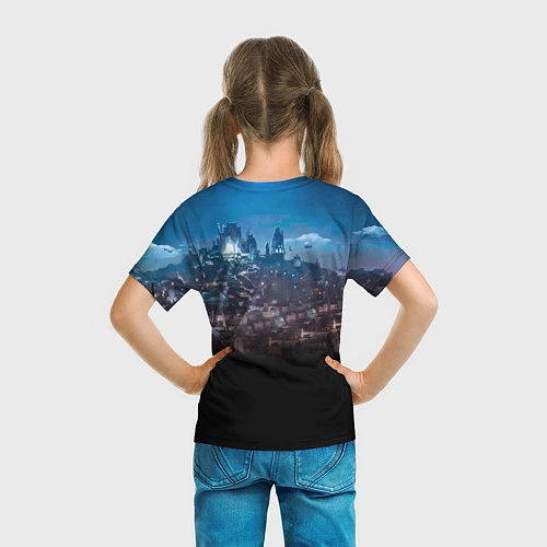 Детская футболка Jinx LoL Arcane / 3D-принт – фото 6