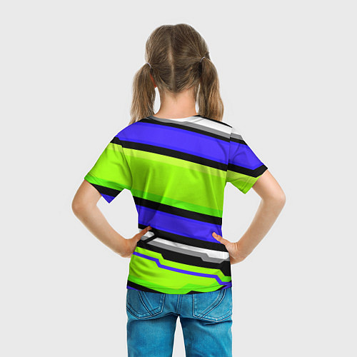 Детская футболка Lola BrawlStars green / 3D-принт – фото 6