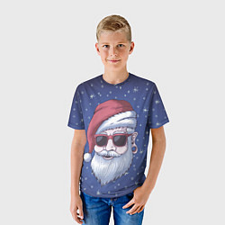 Футболка детская САНТА ХИПСТЕР SANTA HIPSTER, цвет: 3D-принт — фото 2