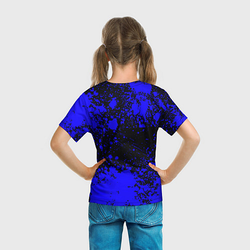 Детская футболка Huggy Wuggy: Blue Rage / 3D-принт – фото 6