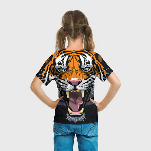 Детская футболка С Новым 2022 годом! Тигр / 3D-принт – фото 6