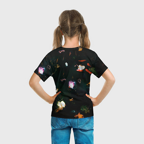 Детская футболка Рома в цветах / 3D-принт – фото 6