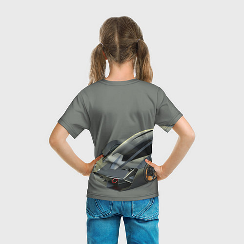 Детская футболка Lamborghini concept 2020 / 3D-принт – фото 6