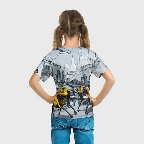 Детская футболка Olga Buzova in the future 2028 / 3D-принт – фото 6