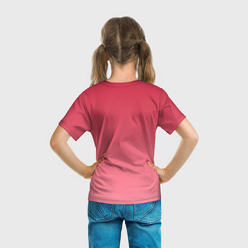 Детская футболка Милашка в костюме Санты / 3D-принт – фото 6