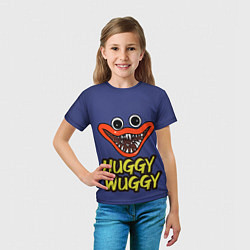 Футболка детская Huggy Wuggy: Smile, цвет: 3D-принт — фото 2
