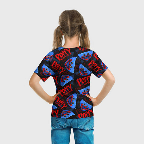 Детская футболка POPPY PLAYTIME ПОППИ ПЛЕЙТАЙМ ХАГГИ ВАГГИ HUGGY WU / 3D-принт – фото 6
