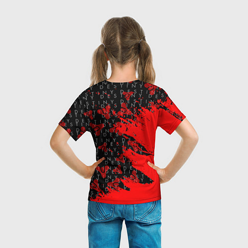 Детская футболка Destiny Паттерн / 3D-принт – фото 6