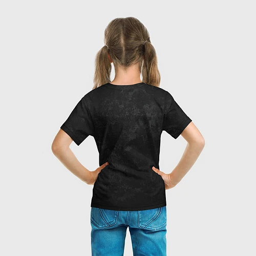 Детская футболка БУМАЖНЫЙ ДОМ ЛОГО СЕРИАЛА / 3D-принт – фото 6