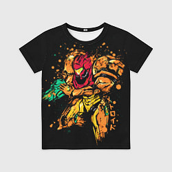 Футболка детская Metroid Dread, Samus Aran, цвет: 3D-принт