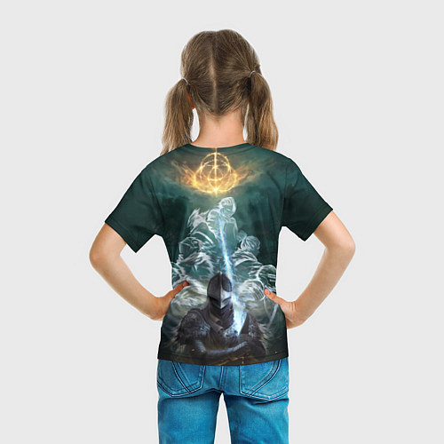 Детская футболка Elden Ring рыцарь и предшественники серии Souls El / 3D-принт – фото 6