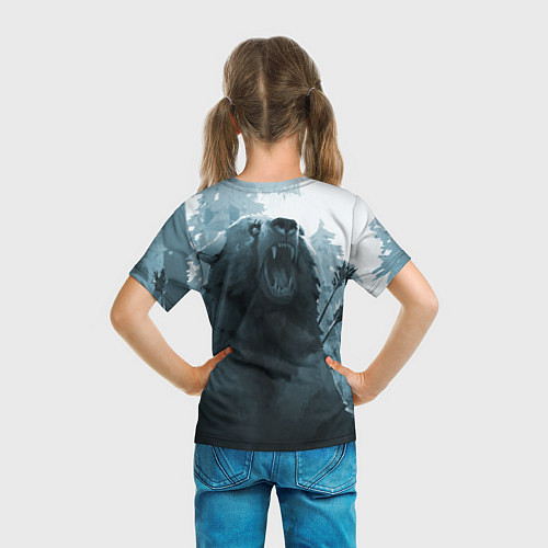 Детская футболка The Long Dark медведь / 3D-принт – фото 6