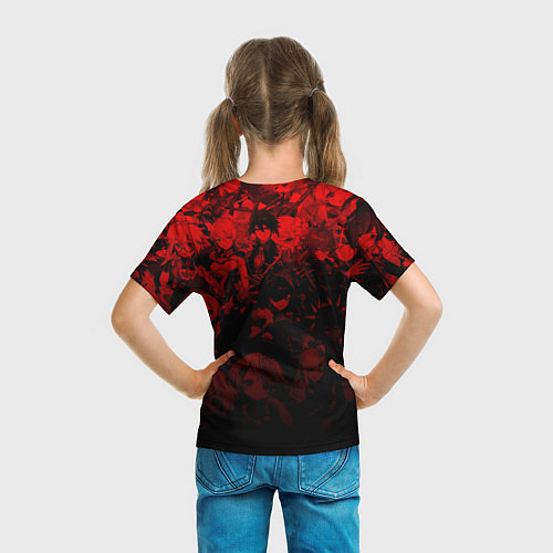 Детская футболка ГЕНШИН ИМПАКТ АЛЬБЕДО GENSHIN IMPACT ALBEDO / 3D-принт – фото 6