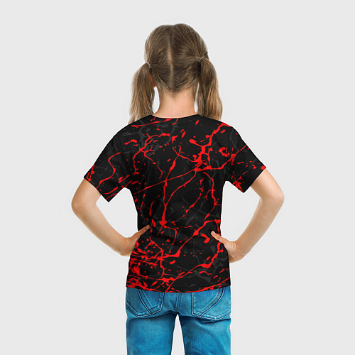 Детская футболка POPPY PLAYTIME ПОППИ ПЛЕЙТАЙМ ХАГГИ ВАГГИ BLOOD / 3D-принт – фото 6
