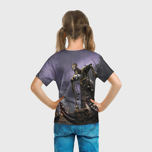 Детская футболка Elden ring - игровой монстр / 3D-принт – фото 6