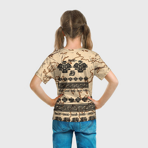 Детская футболка AztecsАцтеки / 3D-принт – фото 6