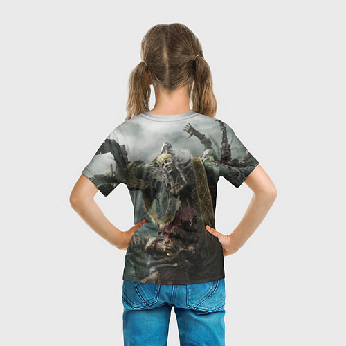 Детская футболка Elden Ring - Ведьма / 3D-принт – фото 6