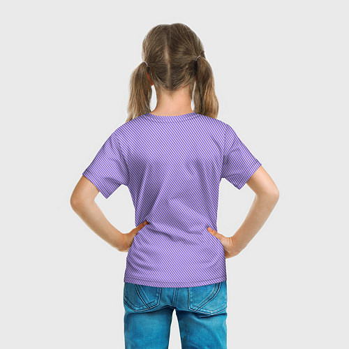 Детская футболка Curved lines / 3D-принт – фото 6