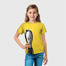 Футболка детская Семейка Аддамс - Горящий Тур Уэндзи, цвет: 3D-принт — фото 2
