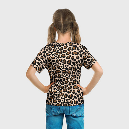 Детская футболка Леопардовые Пятна / 3D-принт – фото 6