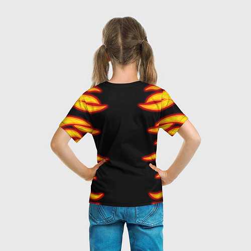 Детская футболка Geometry Dash: Smiley Demon / 3D-принт – фото 6