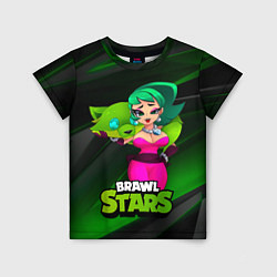 Футболка детская LOLA BRAWLSTARS dark green, цвет: 3D-принт