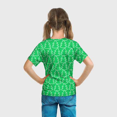 Детская футболка Новогодний тигра / 3D-принт – фото 6