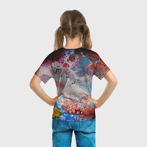 Детская футболка ЦветоТрэш / 3D-принт – фото 6