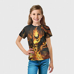 Футболка детская DOTA 2 SHADOW FIEND ТЕНЬ, цвет: 3D-принт — фото 2