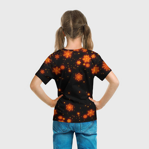 Детская футболка Geometry Dash: New Year / 3D-принт – фото 6
