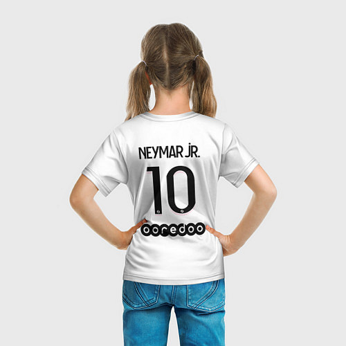 Детская футболка Neymar 10 PSG Pink Theme / 3D-принт – фото 6
