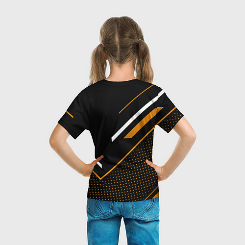 Детская футболка РЕНО, RENAULT СПОРТ / 3D-принт – фото 6