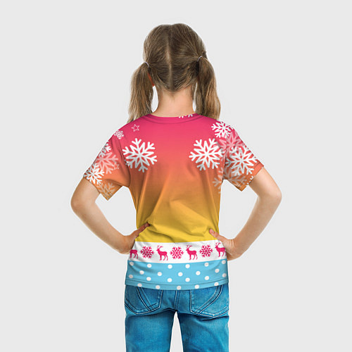 Детская футболка ДРУЖОЧЕК МИШКА / 3D-принт – фото 6