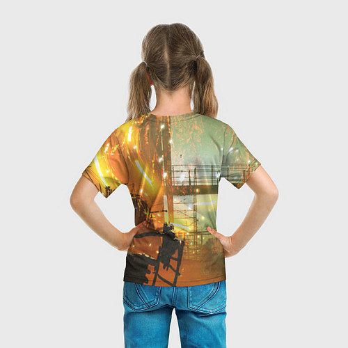 Детская футболка Мия Карнштайн Сode Vein / 3D-принт – фото 6