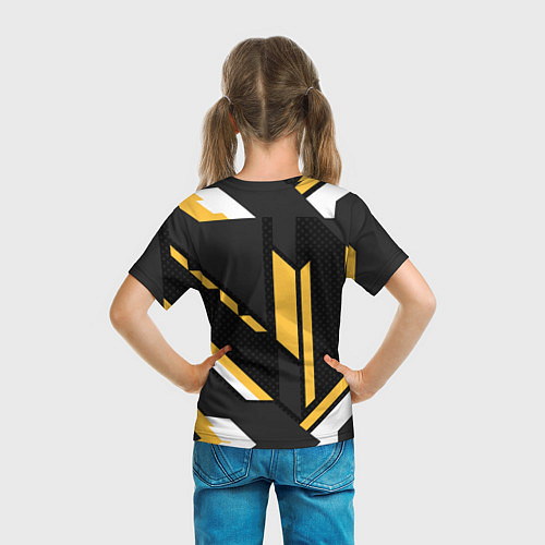 Детская футболка RENAULT GEOMETRY SPORT / 3D-принт – фото 6