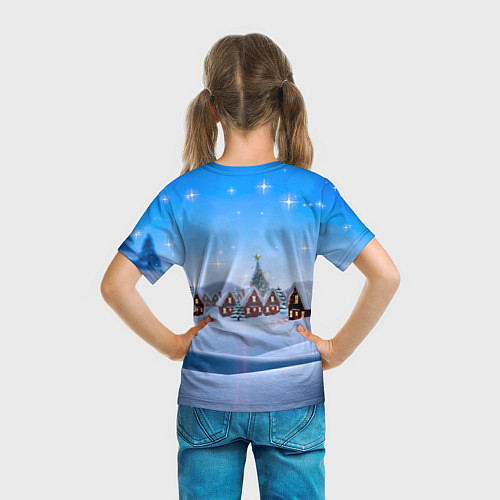 Детская футболка Антиковидный тигр в маске 2022 Covid-19 / 3D-принт – фото 6