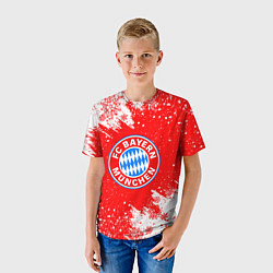 Футболка детская НОВОГОДНИЙ BAYERN MUNCHEN СВИТЕР НОВОГОДНИЙ, цвет: 3D-принт — фото 2