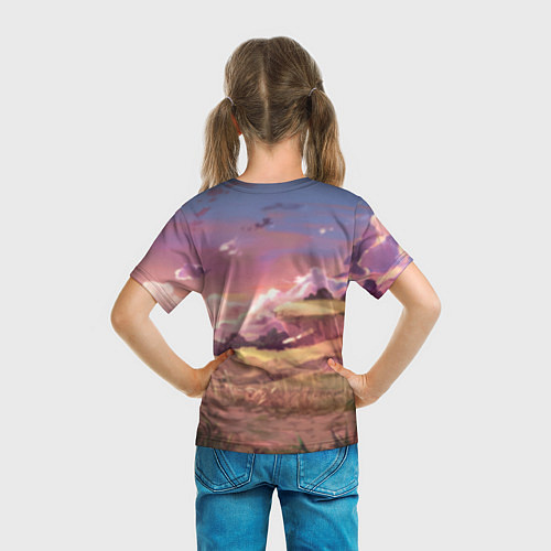 Детская футболка Ноэлль Noelle, Genshin Impact Геншин импакт / 3D-принт – фото 6
