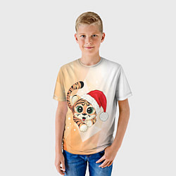 Футболка детская Тигрёнок 2022!, цвет: 3D-принт — фото 2