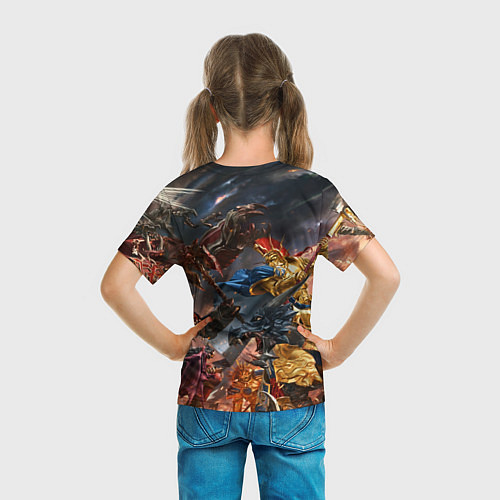 Детская футболка Пекло битвы / 3D-принт – фото 6