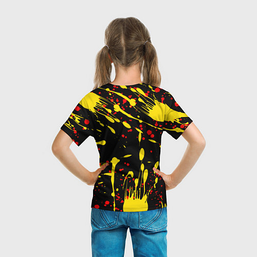 Детская футболка BRAWL STARS AMBER С ФАКЕЛОМ / 3D-принт – фото 6