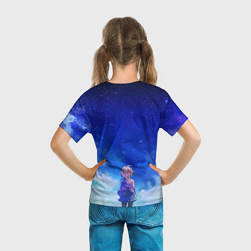 Детская футболка Курияма мирай небо / 3D-принт – фото 6